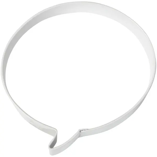 Speech Bubble-Shaped Cookie Cutter – Wilton Fun Design 1