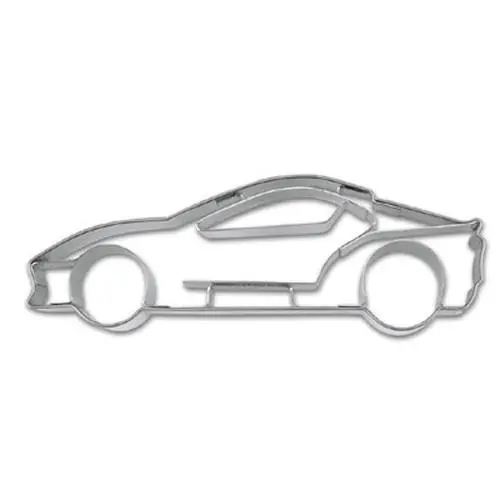 Sports Car Cookie Cutter With Embossed Surface Detail 1