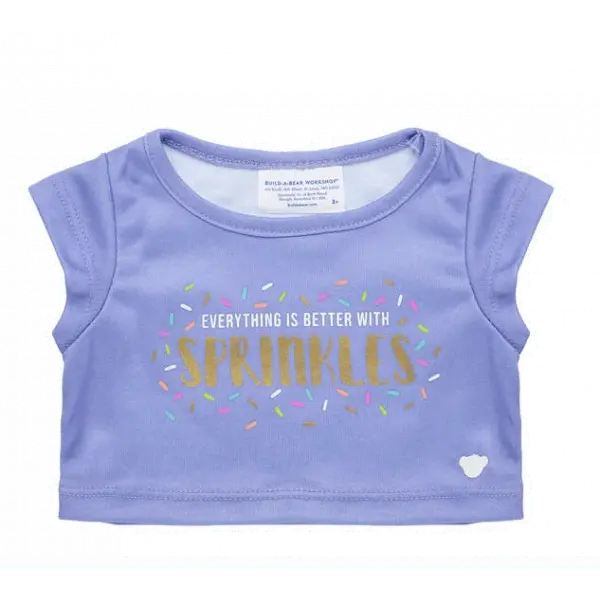Sprinkles-Themed Humor T-Shirt – 'Everything Is Better With Sprinkles' 1
