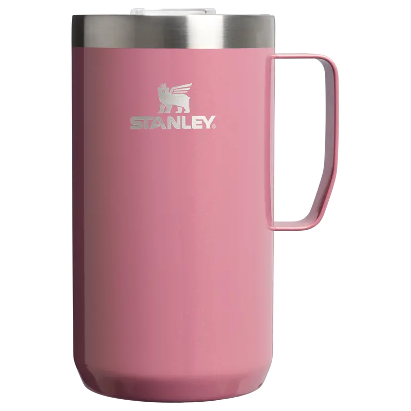 Stanley Stay-Hot Camp Mug – 24 Oz Rugged Double-Wall Stainless Steel Camping Mug 1
