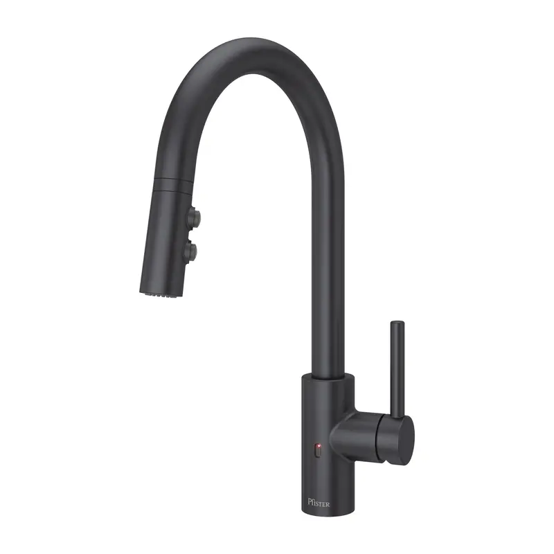Stellen Touchless Pull-Down Kitchen Faucet With Single Handle In Matte Black 1