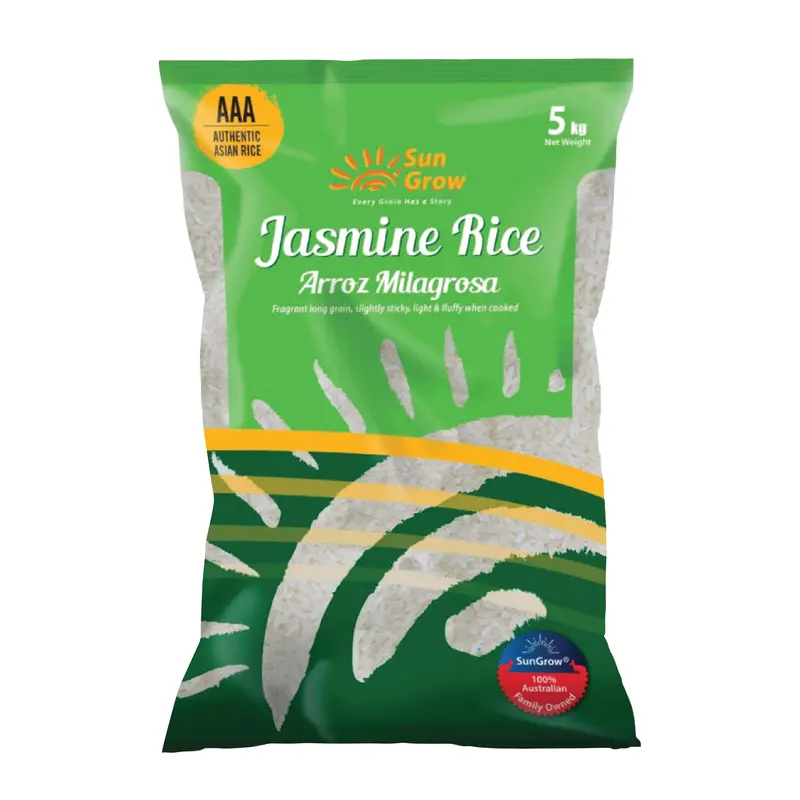 Sun Grow Jasmine Rice – 5Kg Bag (Case Of 3) 1