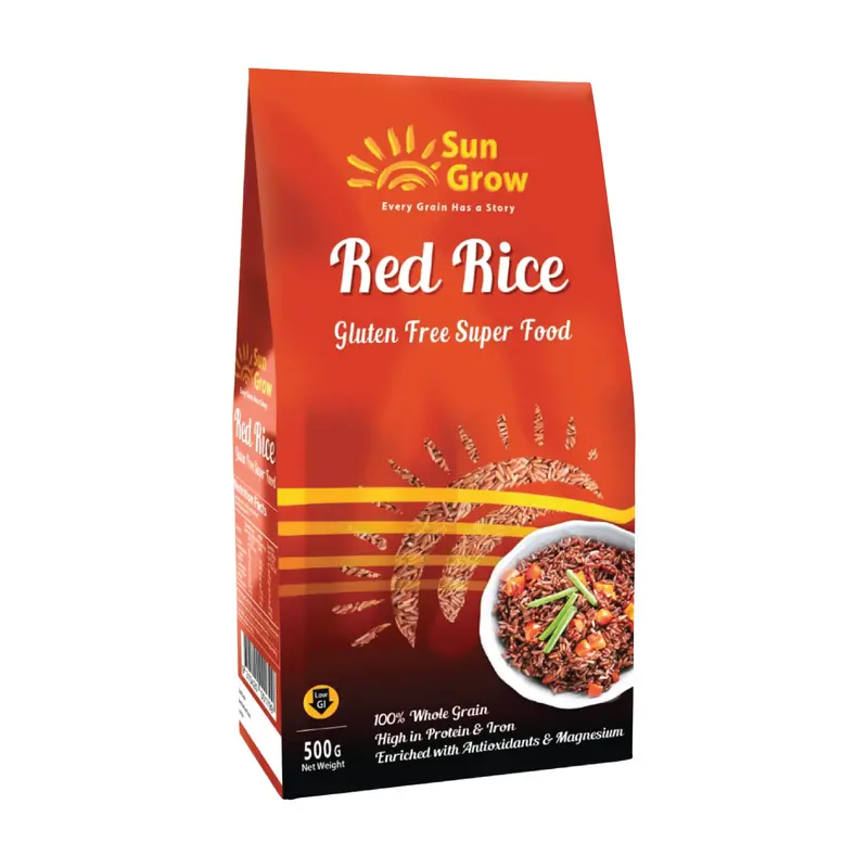 Sun Grow Red Rice – 500G Pack (Case Of 12) 1