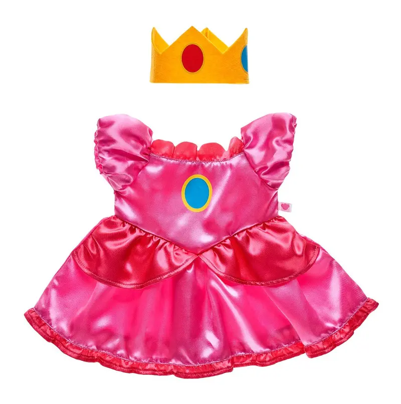 Super Mario Bros Princess Peach Cosplay Costume 1