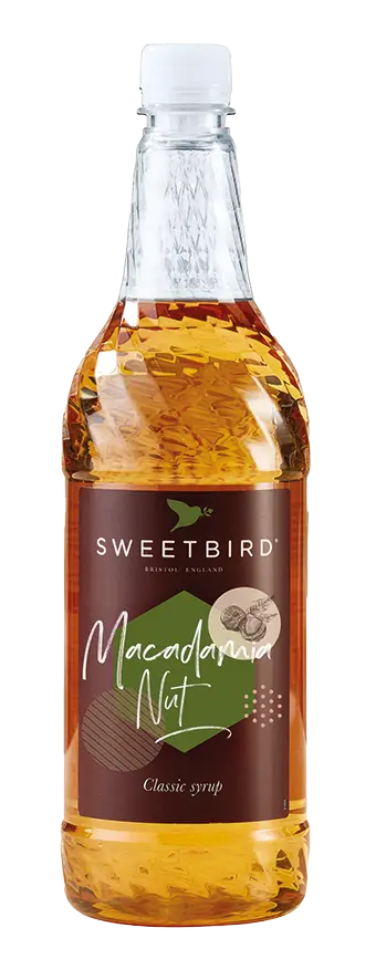 Sweetbird Macadamia Nut Flavour Syrup – 1L Food-Grade Bottle 1