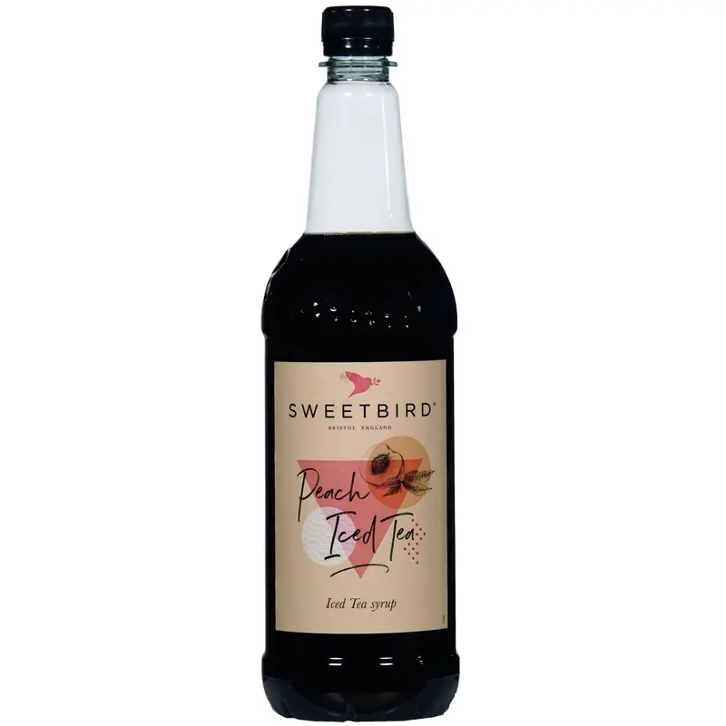 Sweetbird Peach Iced Tea Concentrate – 1L Beverage Syrup 1