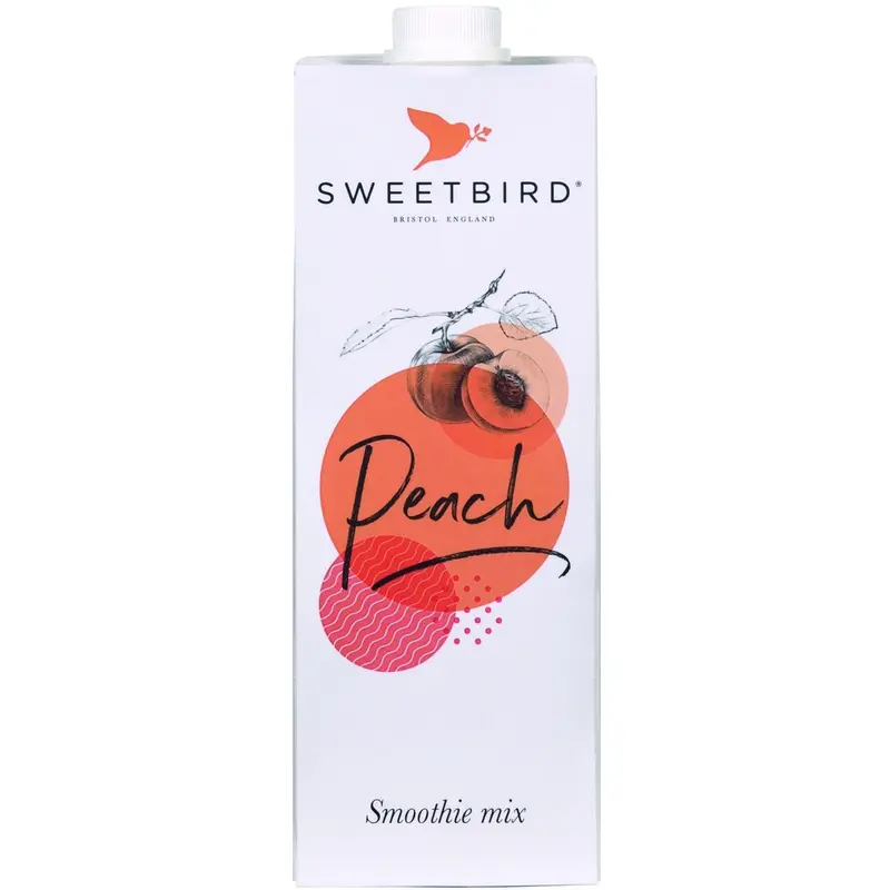 Sweetbird Peach Smoothie Blend – 1 Litre Container 1