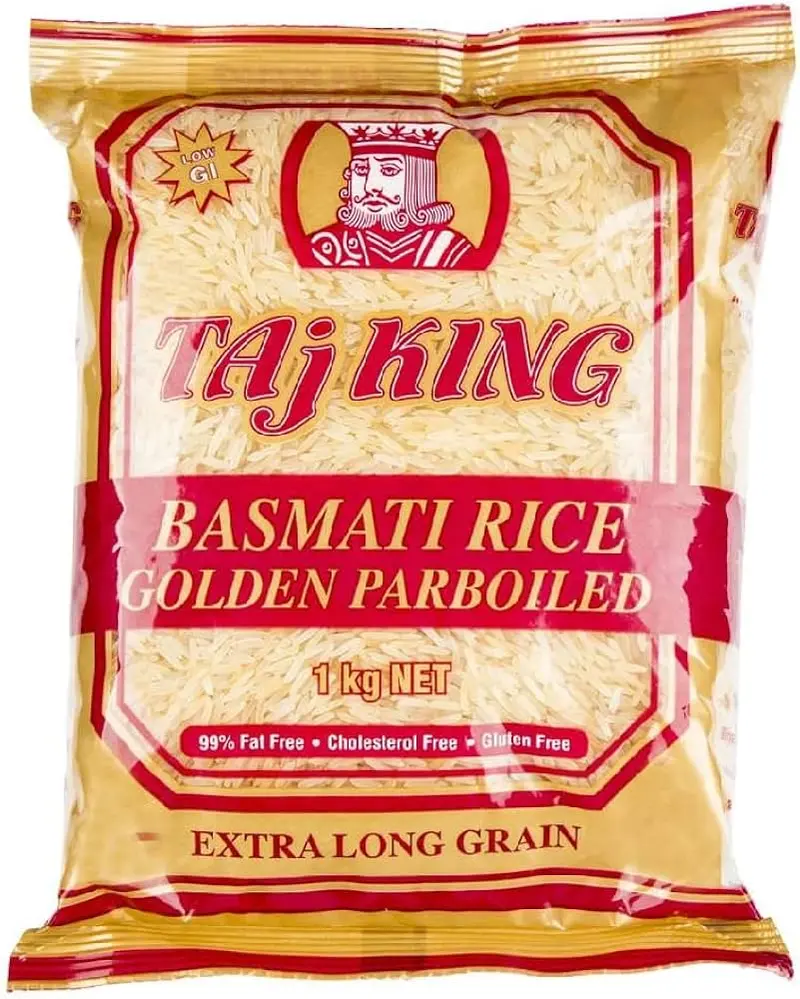 Taj King Sella Basmati Rice – 1Kg (Case Of 12) 1