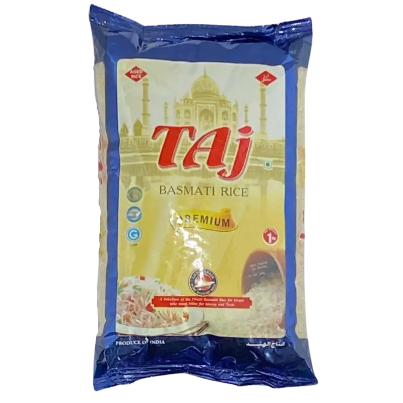 Taj Premium Basmati Rice – 1Kg Pack (Case Of 12) 1