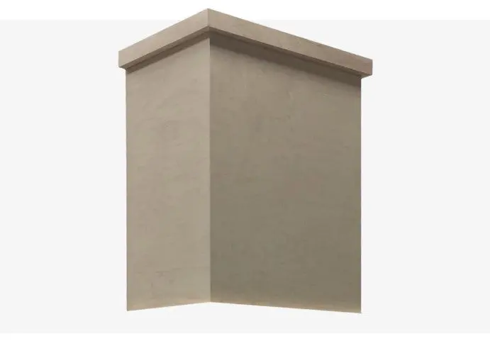 Tapered Modern Range Hood With Integrated Chimney Extension 1