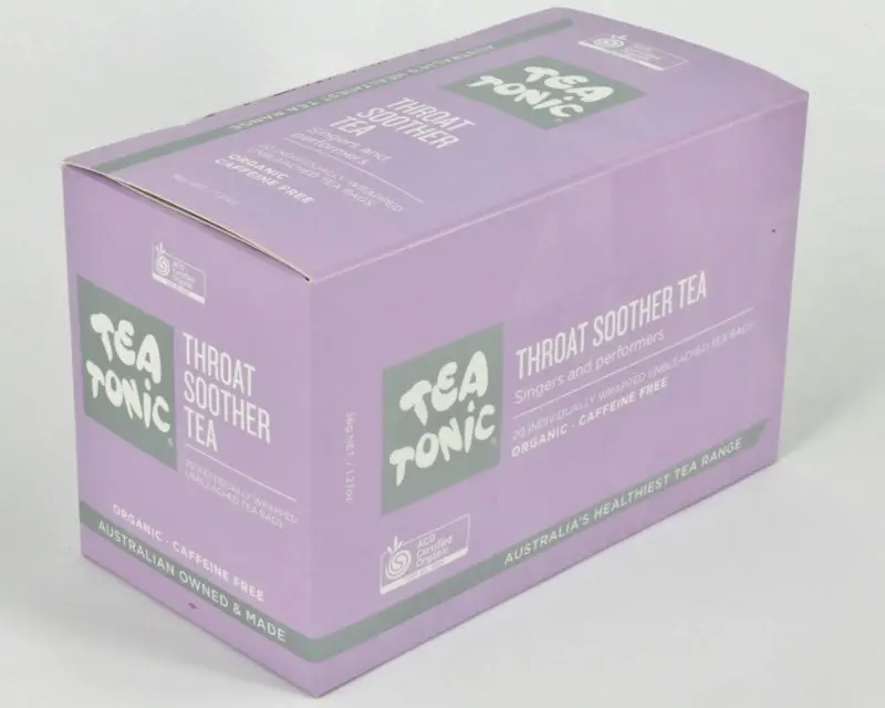 Tea Tonic Throat Soothing Herbal Tea – 20 Bags 1