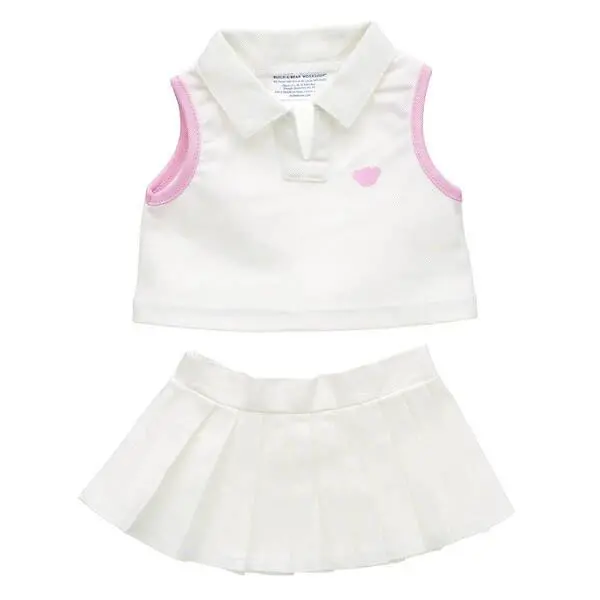 Tennis-Inspired Skirt And Top Matching Set 1