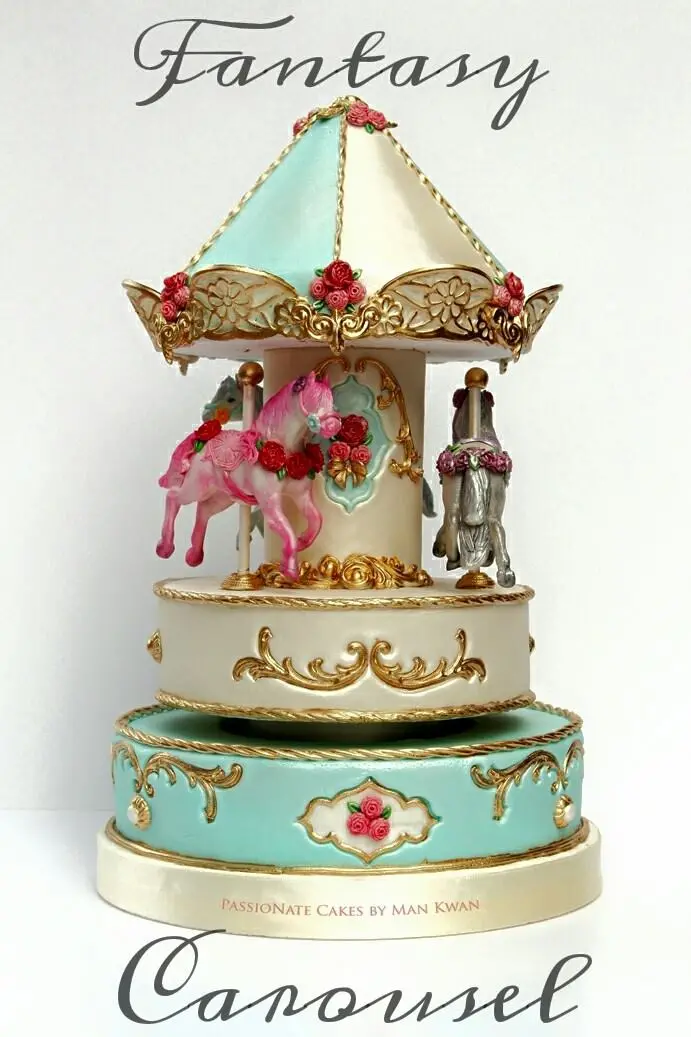 The Fantasy Carousel Cake – Diy Baking Kit 1