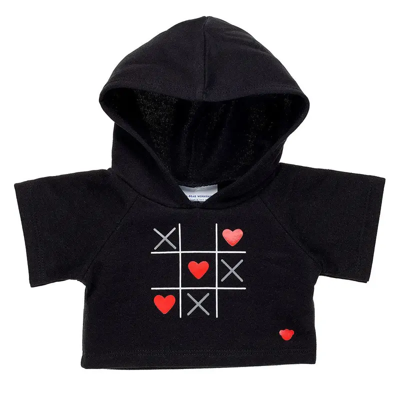 Tic-Tac-Toe Graphic Pullover Hoodie 1