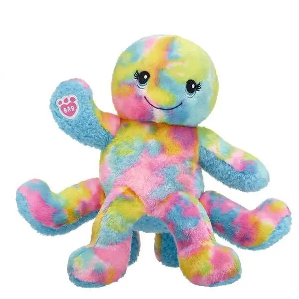 Tie-Dye Octopus Plush Animal 1
