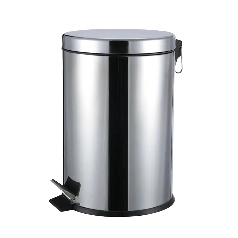 Touch-Free Step-Activated Stainless Steel Trash Can (12L Or 20L) 1