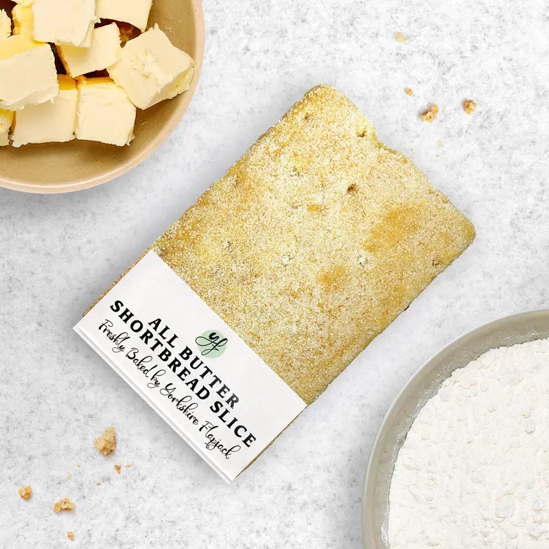 Traditional All-Butter Shortbread Slice – Yorkshire Flapjack 1