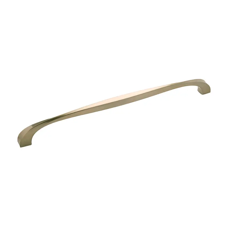 Twist 12-Inch Elusive Golden Nickel Cabinet Pull 1