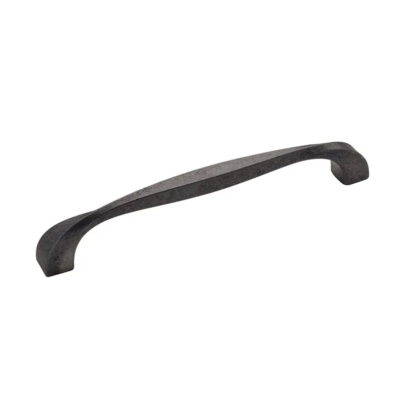 Twist 6-5/16-Inch (160Mm) Black Iron Cabinet Pull 1