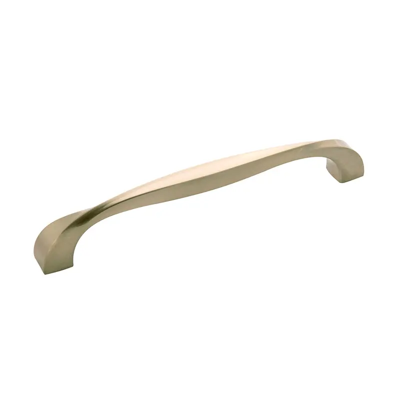 Twist 6-5/16-Inch (160Mm) Elusive Golden Nickel Drawer Pull 1