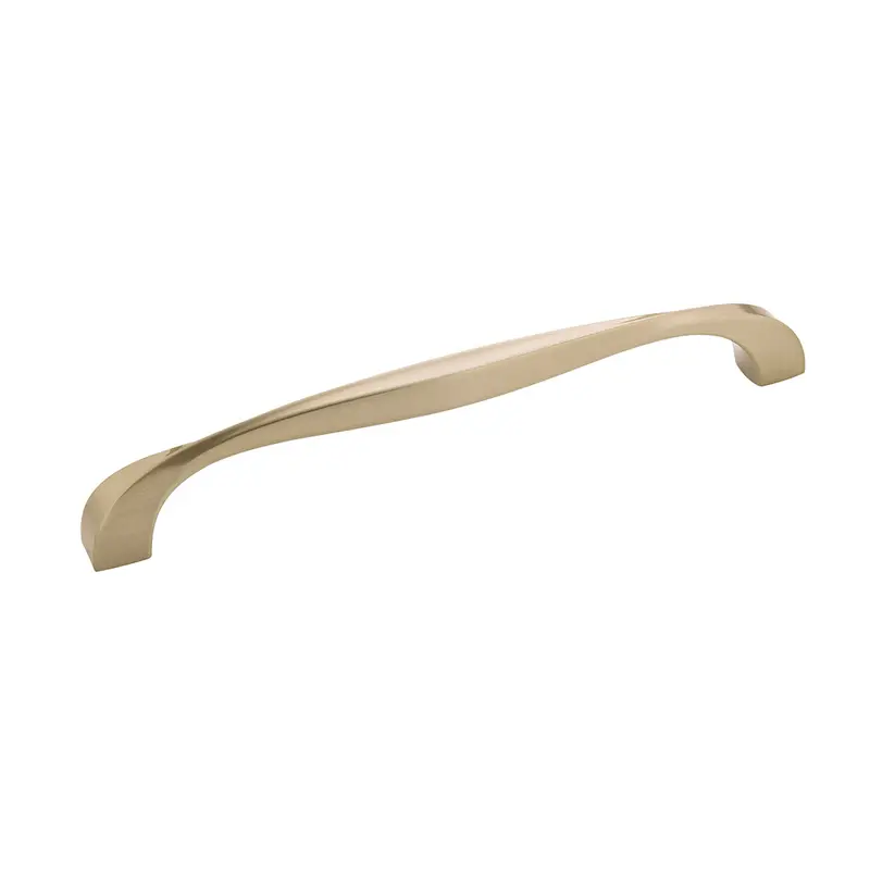 Twist 7-9/16-Inch (192Mm) Elusive Golden Nickel Drawer Pull 1