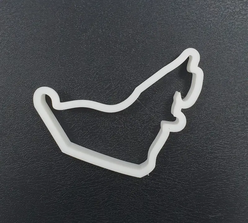 Uae Map-Shaped Cookie Cutter – Stainless Steel, Precision Cut Design 1