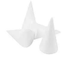 Unicorn-Shaped Polystyrene Cone Decorations (11 Cm × 5.5 Cm) 1