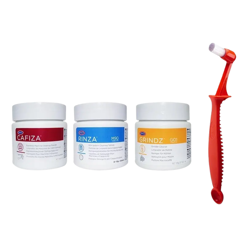 Urnex Espresso Maintenance Starter Kit – Cleaning & Descaling Essentials 1