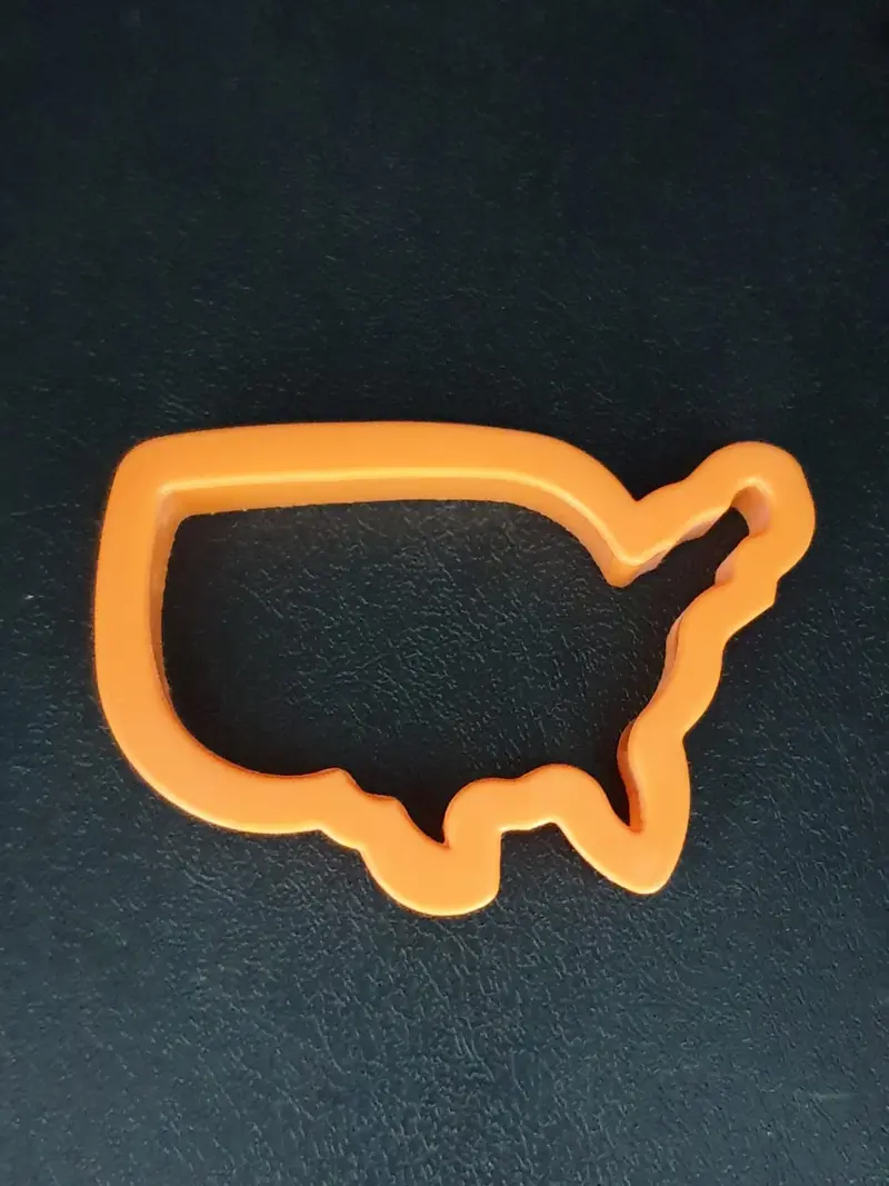 Usa Map Cookie Cutter – Geometric Baking Shape For Patriotic Treats 1