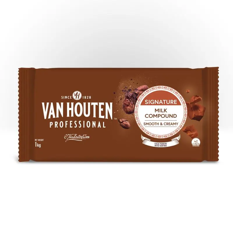 Van Houten Milk Chocolate Couverture – 1Kg (35.6% Cocoa) 1