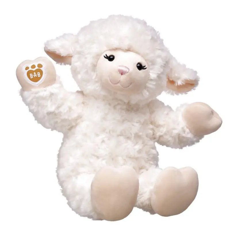 Vanilla Swirls Lamb Stuffed Animal Toy 1