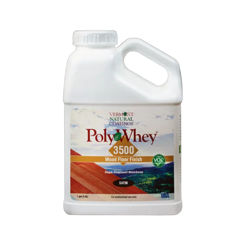 Vermont Natural Coatings Polywhey 3500 Premium Water-Based Wood Floor Finish – Enhanced Durability & Clarity 1