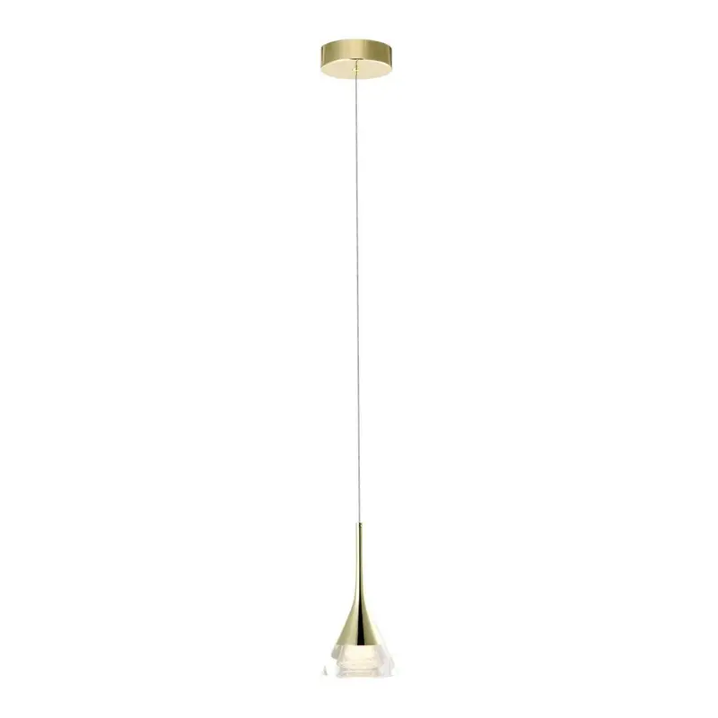 Vonn Amalfi 4.75-Inch Gold Led Mini Pendant 1