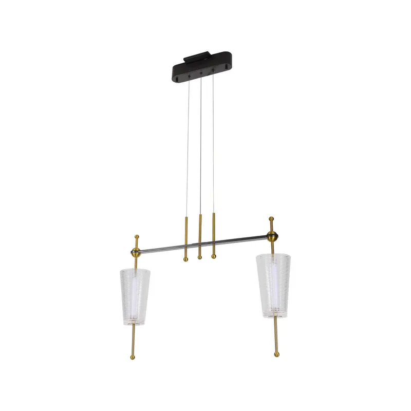 Vonn Artisan Toscana Single-Bar Led Linear Pendant – Vap2102Ab Integrated Minimalist Design 1