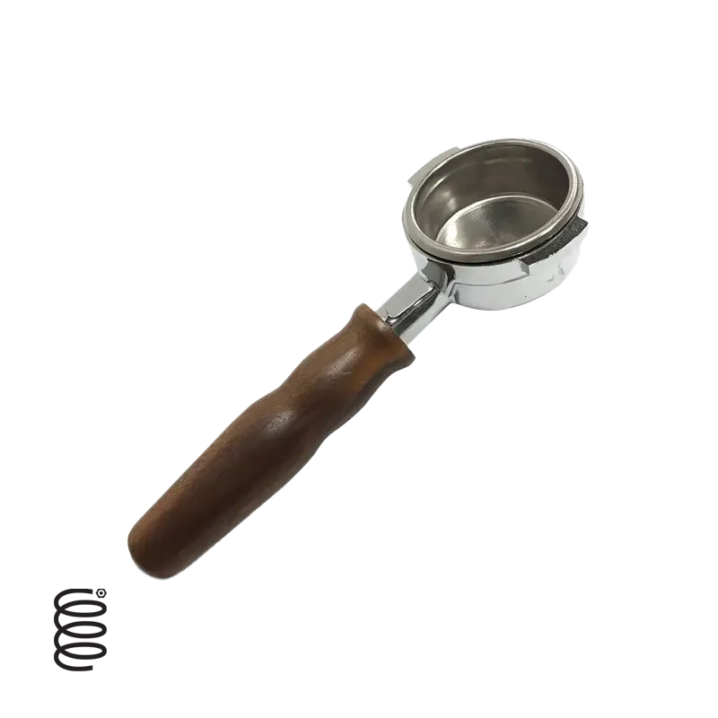 Walnut-Finished Modbar Bottomless Portafilter Handle 1