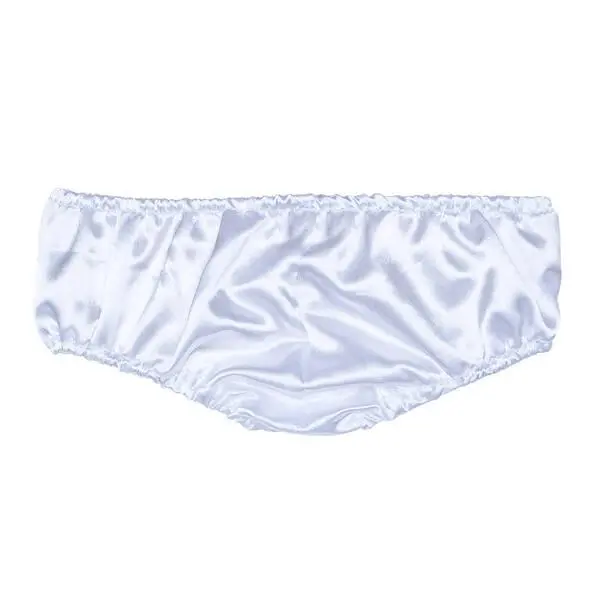 White Satin-Lined Lace Panties 1