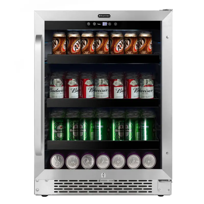 Whynter Bbr-148Sb 24-Inch Built-In Beverage Cooler – 140-Can Capacity With Reversible Door 1