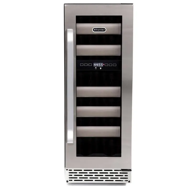 Whynter Elite 17-Bottle Dual-Zone Built-In Wine Cooler – Seamless Stainless Steel Finish 1
