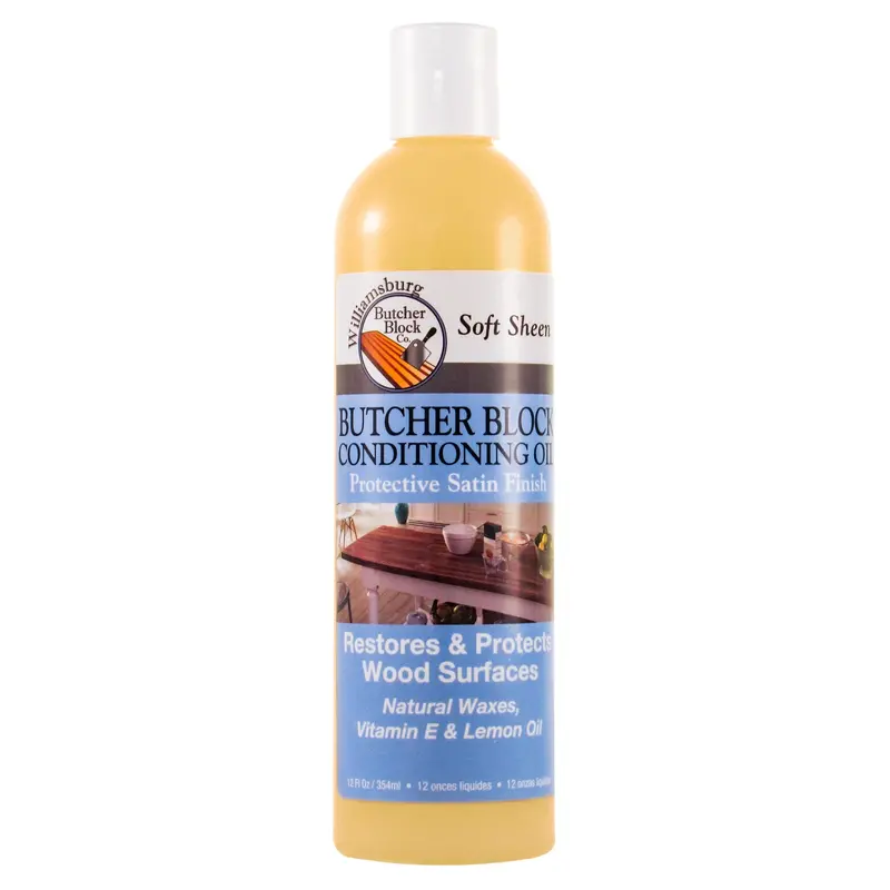 Williamsburg Butcher Block Conditioning Oil – 12 Oz Bottle 1