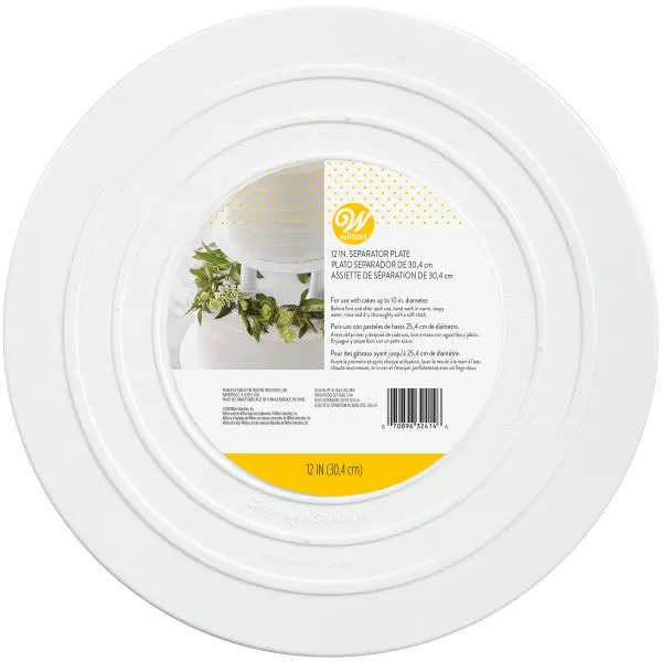 Wilton 10-Inch Cake Smoothing Plate With Smooth Edge Design 1