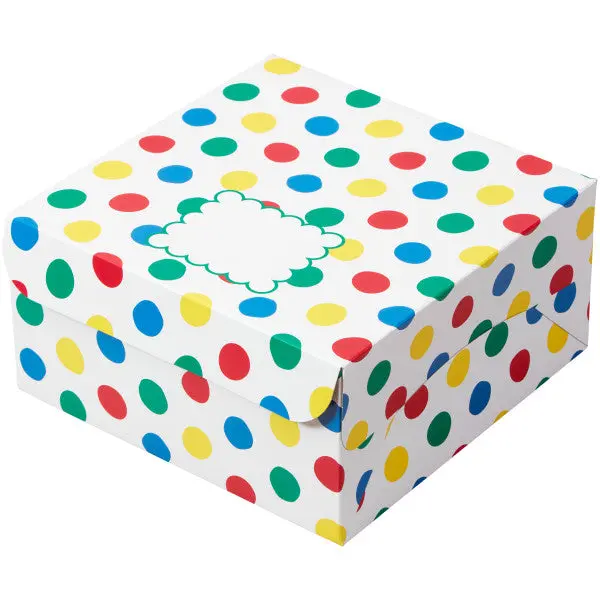 Wilton 10-Inch Polka Dot Presentation Cake Box 1