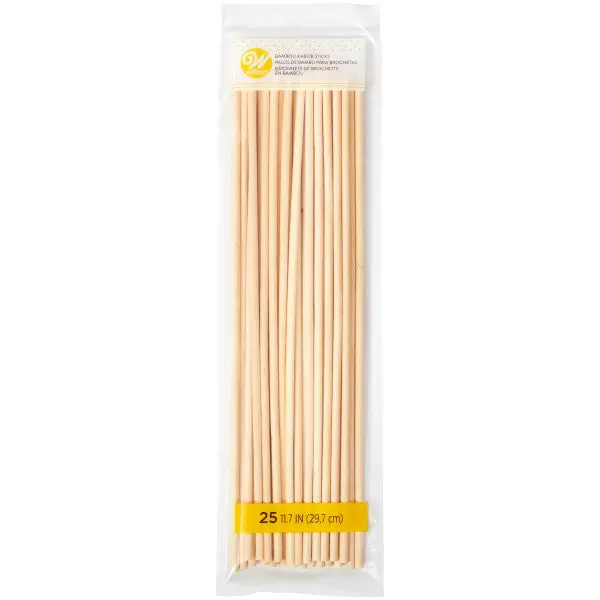 Wilton 11.75-Inch Bamboo Skewers For Grilling And Food Presentation 1
