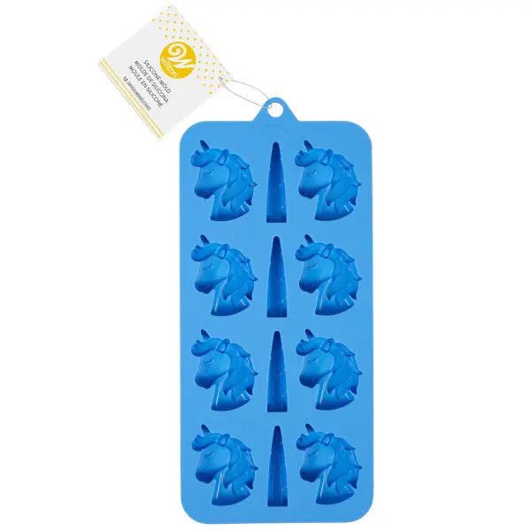 Wilton 12-Cavity Unicorn-Shaped Silicone Candy Mold 1