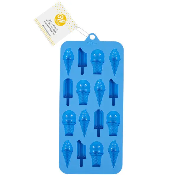 Wilton 16-Cavity Silicone Ice Pop And Gummy Mold For Frozen Treats 1
