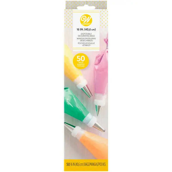 Wilton 16-Inch Disposable Cake Decorating Bags (50-Pack) 1