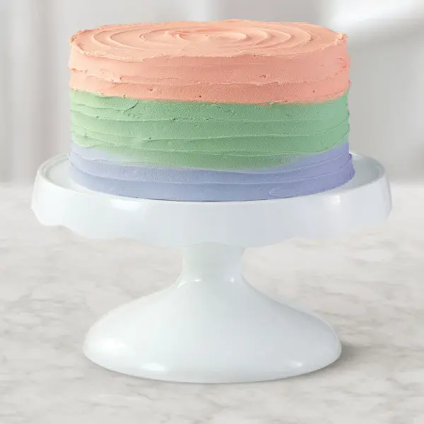 Wilton 2-In-1 Pedestal Cake Stand & Serving Plate – 10-Inch Round Dual-Use Base 1