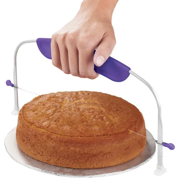 Wilton Adjustable Cake Leveler – Precision 12" × 6.25" Slicing Guide 1