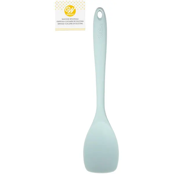 Wilton Baby Blue Silicone Spoonula – All-In-One Scoop & Spread Tool 1
