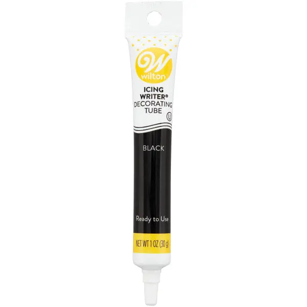 Wilton Black Icing Writer Tube – 1 Oz Edible Decorating Gel 1