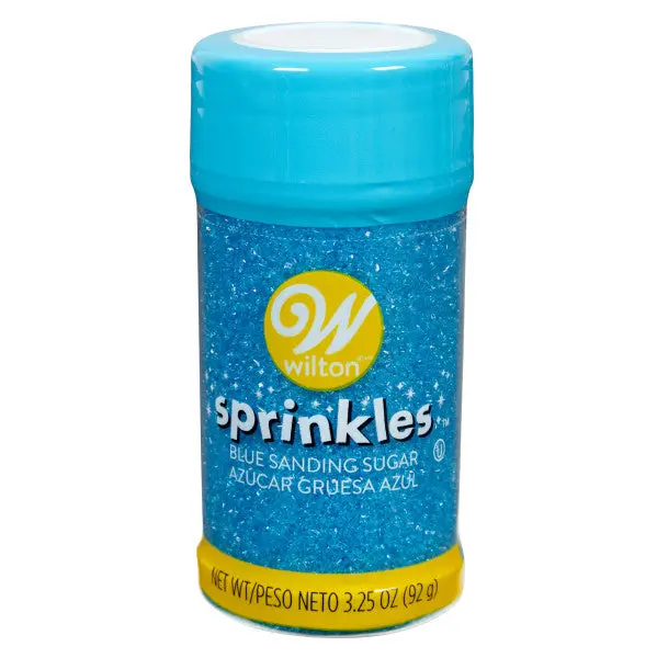 Wilton Blue Sanding Sugar – 3.25 Oz Crisp, Eye-Catching Sparkle 1